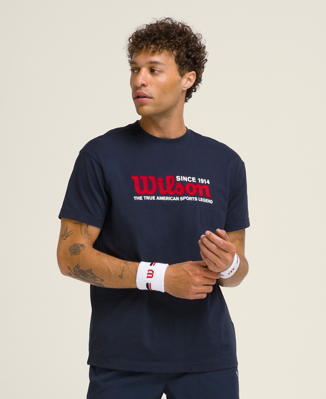 メンズ グラフィック Tシャツ | ウイルソン公式スポーツウェア・アパレル クラシックネイビー / XL