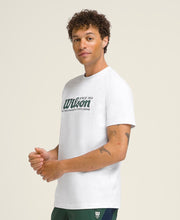 スポーツ グラフィック Tシャツ - ホワイト／クラシックネイビースクリプト