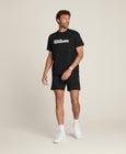 スポーツ グラフィック Tシャツ -ブラック