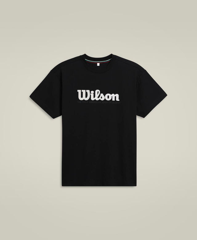 スポーツ グラフィック Tシャツ -ブラック