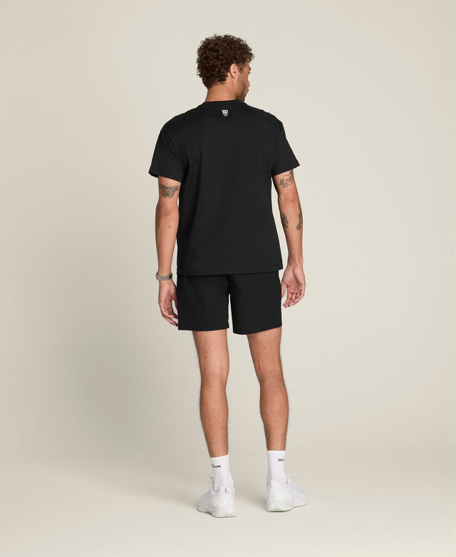 スポーツ グラフィック Tシャツ -ブラック