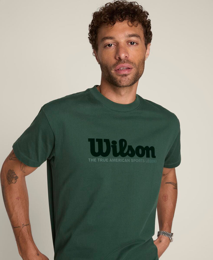 スポーツ グラフィック Tシャツ - シカモア by Wilson Japan