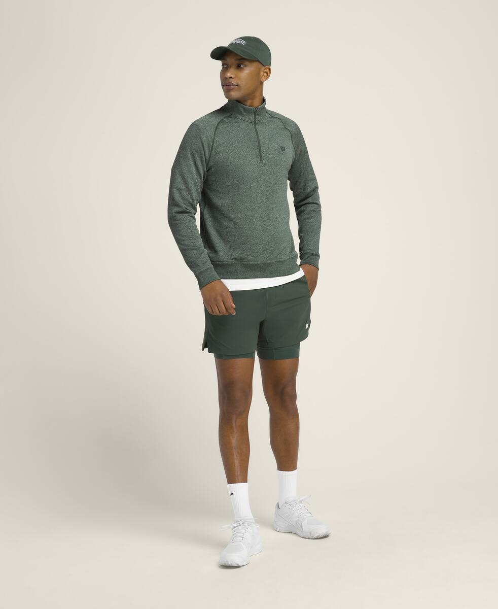 セットポイントショートパンツ5インチ（インナー付き） by Wilson