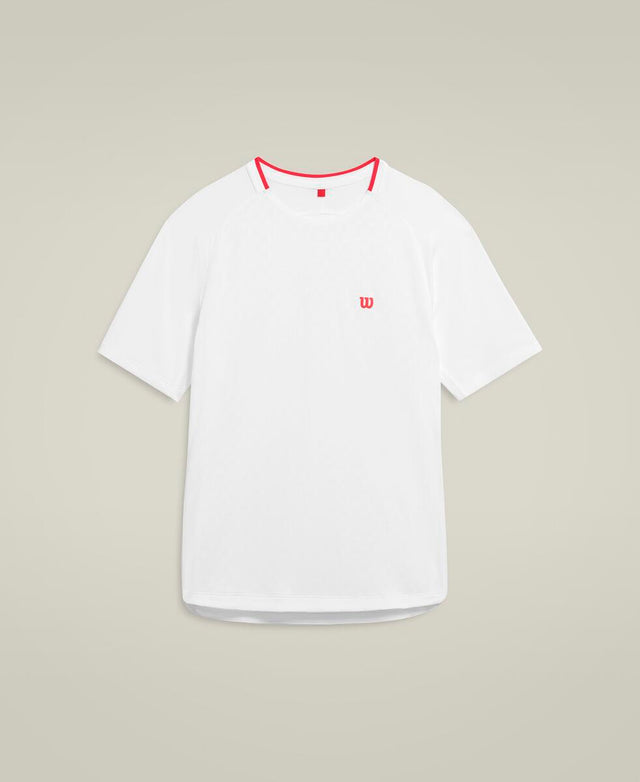 サーブアウト Tシャツ - ホワイト