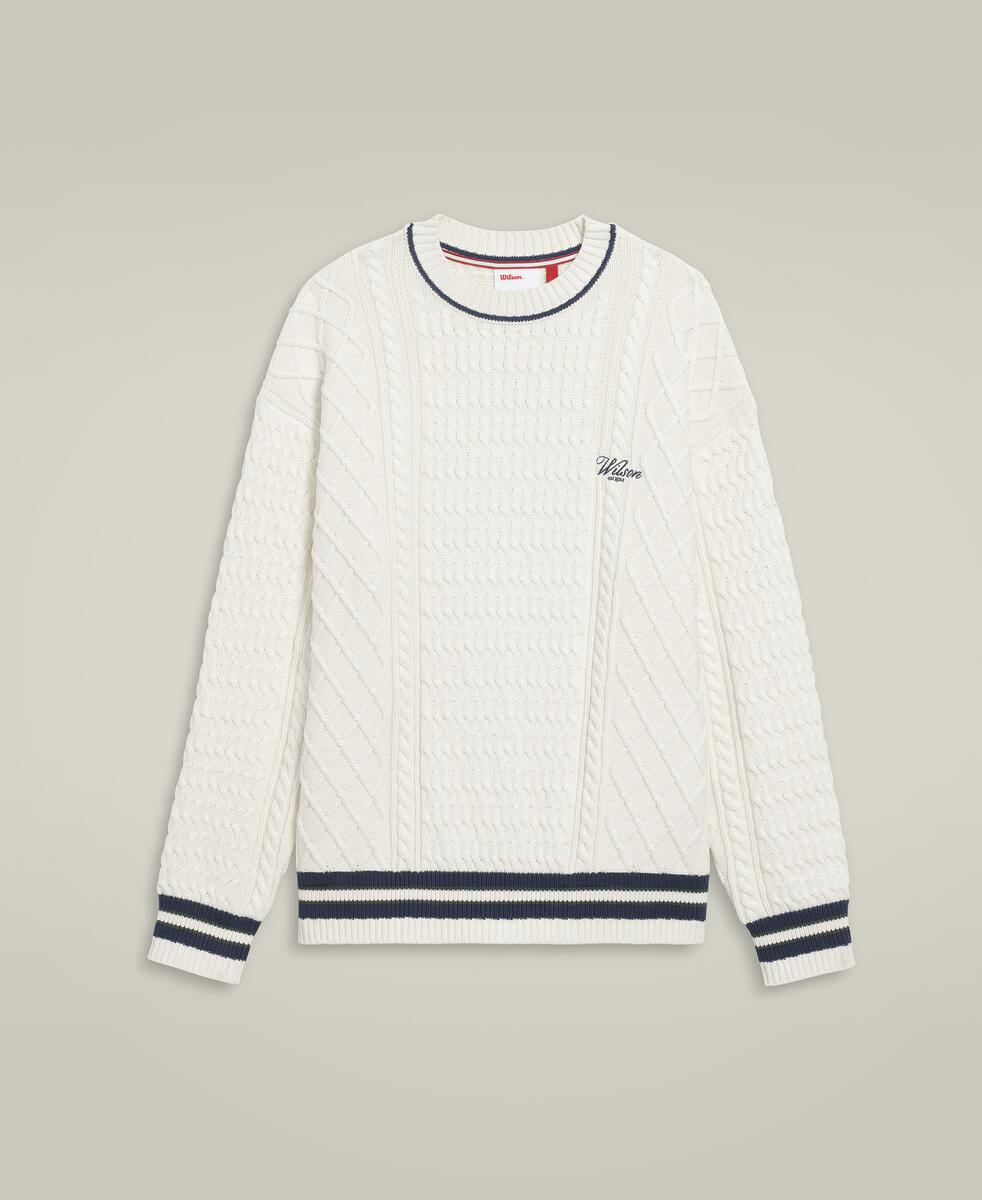 ヘリテージ ケーブルクルー セーター by Wilson Japan Sportswear