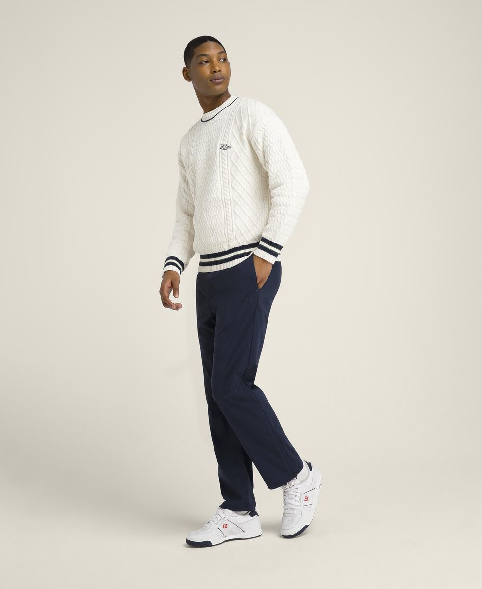 ヘリテージ ケーブルクルー セーター by Wilson Japan Sportswear