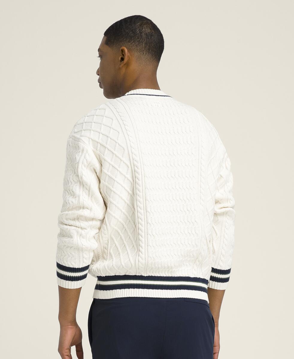 ヘリテージ ケーブルクルー セーター by Wilson Japan Sportswear