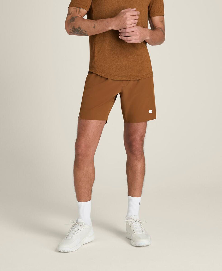 トーナメントショートパンツ7インチ - キャラメルカフェ by Wilson