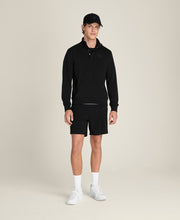 テニスクラブ ハーフジップ モックアップ スウェット - ブラック