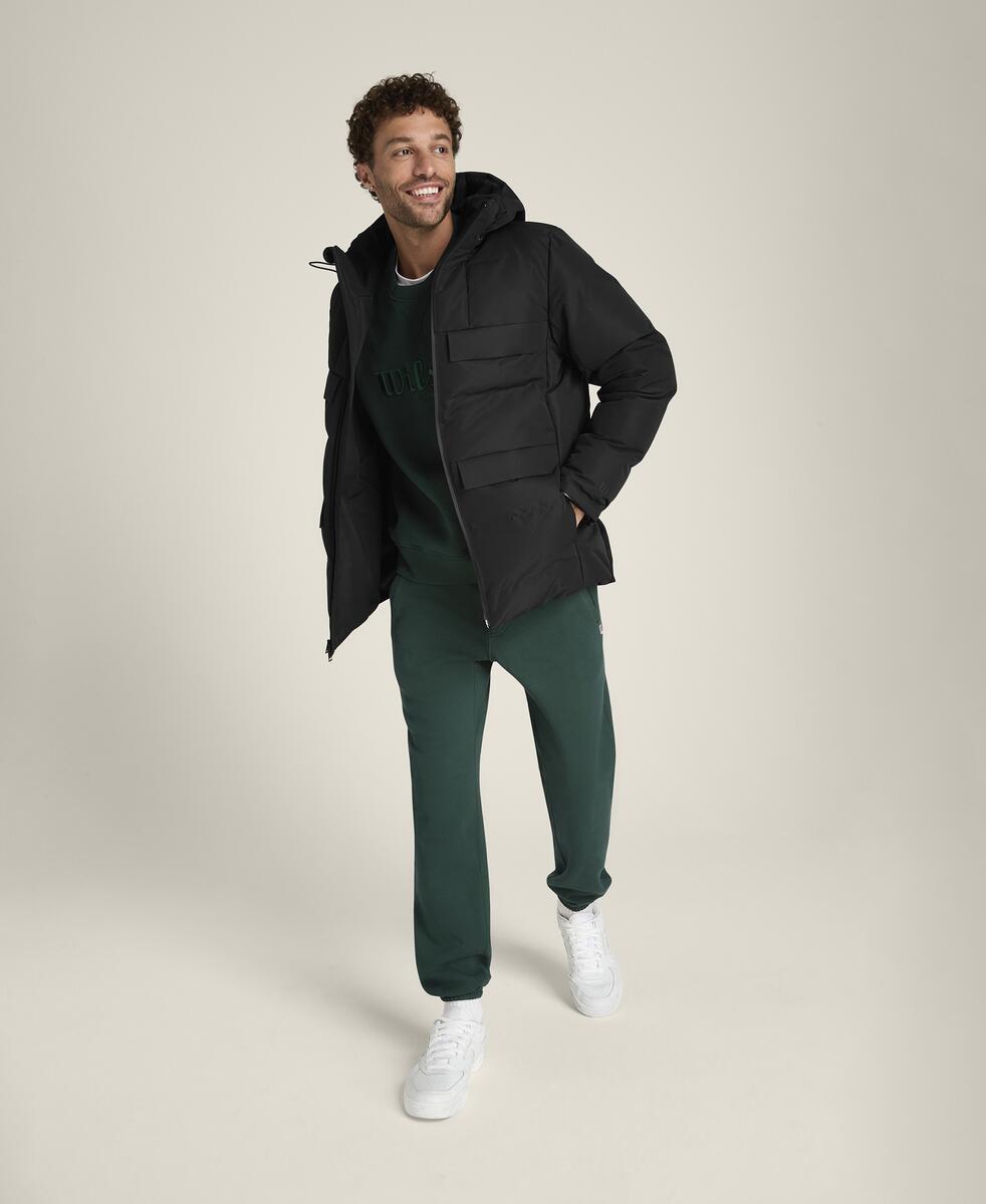 テニス テイラー パーカー - ブラック by Wilson Japan Sportswear