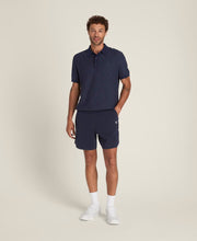 ラファイエット ヘリンボーン セーター ポロ  -  クラシックネイビー