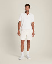 ラファイエット ヘリンボーン セーター ポロ  -  ストーン