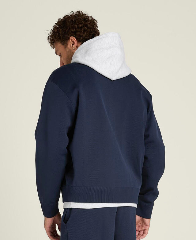 ヴァンダービルト バーシティジャケット フラットニット  -  クラシックネイビー