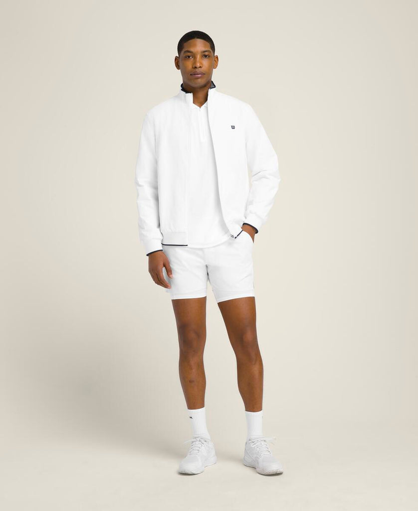 フルジップアップ ニット ジャケット - ホワイト by Wilson