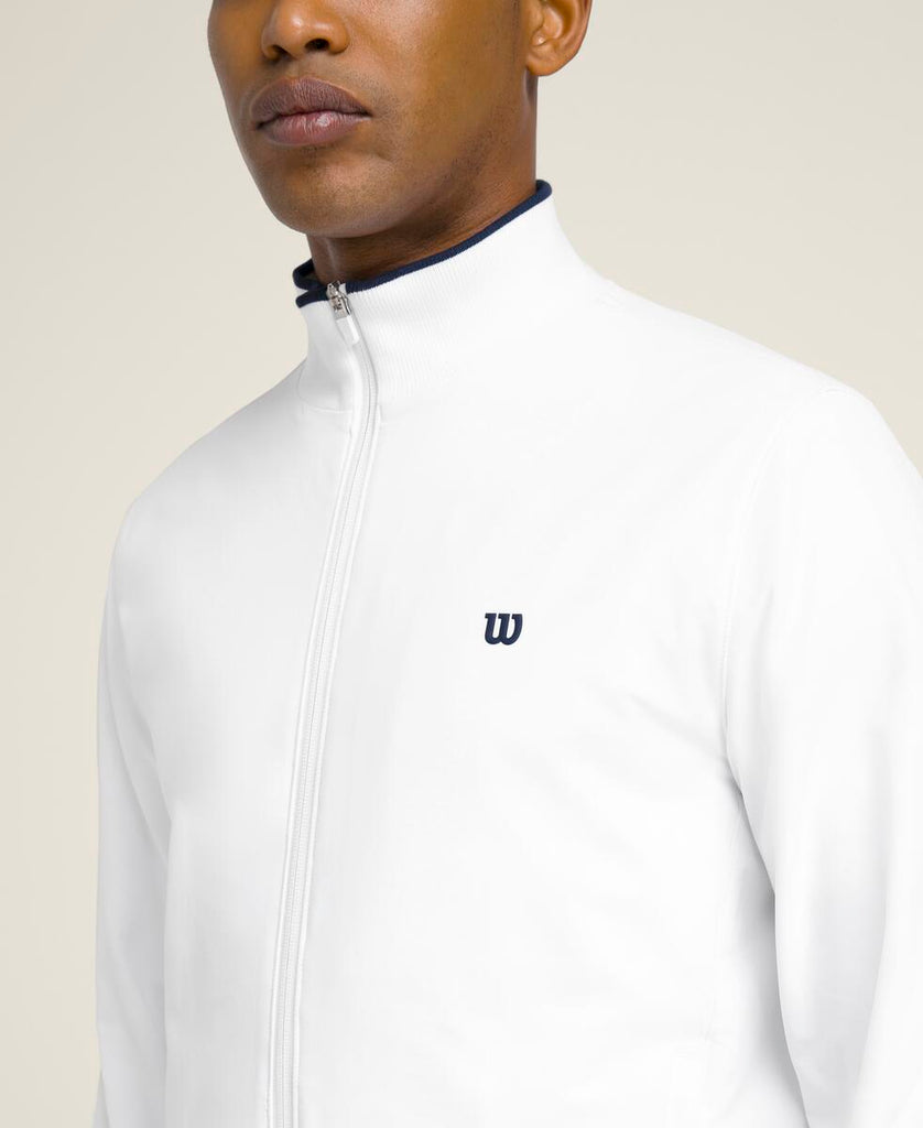 フルジップアップ ニット ジャケット - ホワイト by Wilson
