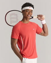 デイリー パフォーマンス Tシャツ  -  ウォッシュド レッド