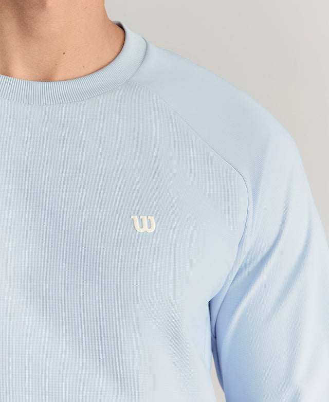 アクティブ ロングスリーブ Tシャツ V2  -  ペリウィンクル