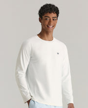 アクティブ ロングスリーブ Tシャツ V2  -  ホワイト