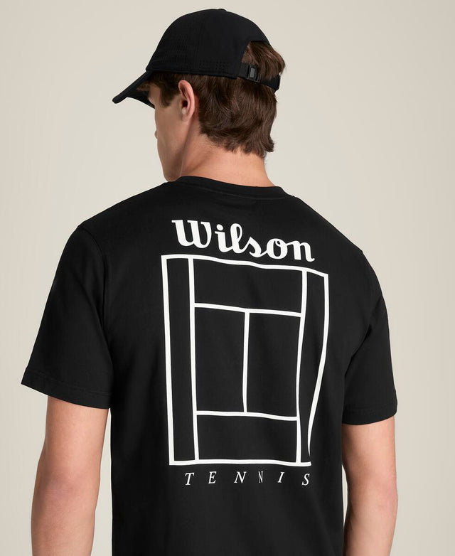 コートビュー グラフィック Tシャツ - ブラック