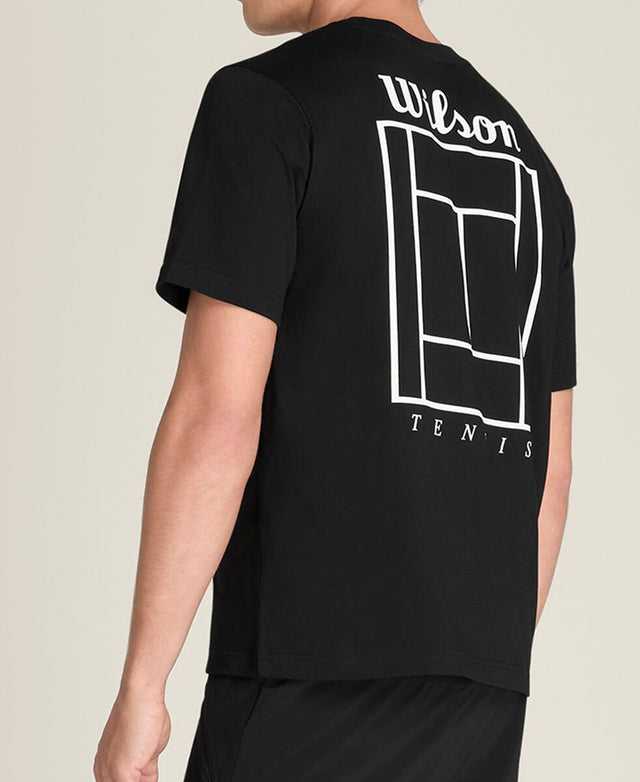 コートビュー グラフィック Tシャツ - ブラック