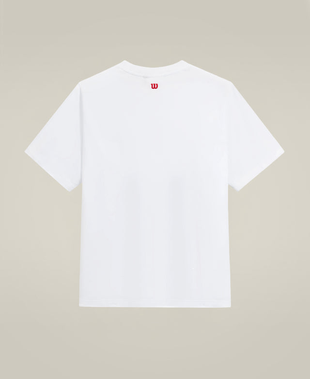 コートビュー グラフィック Tシャツ - ホワイト