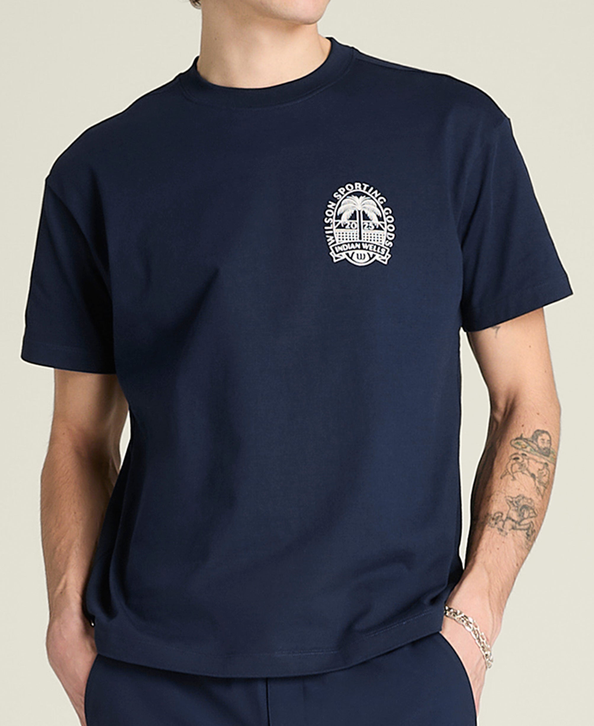 クラシックコットングラフィックTシャツ