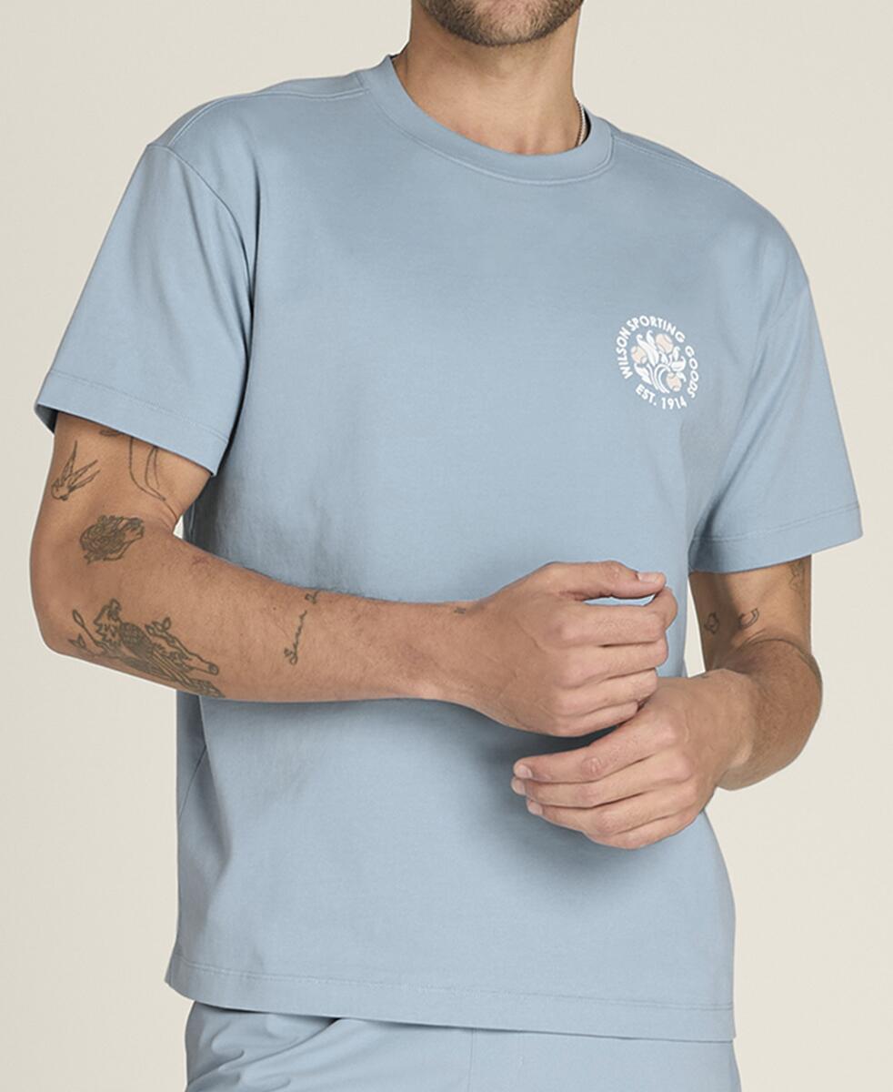 クラシックコットングラフィックTシャツ