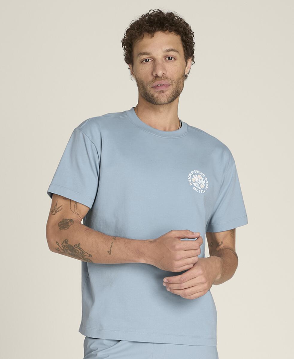 クラシックコットングラフィックTシャツ