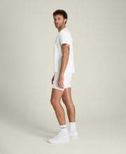 クラシックコットングラフィックTシャツ-ホワイト