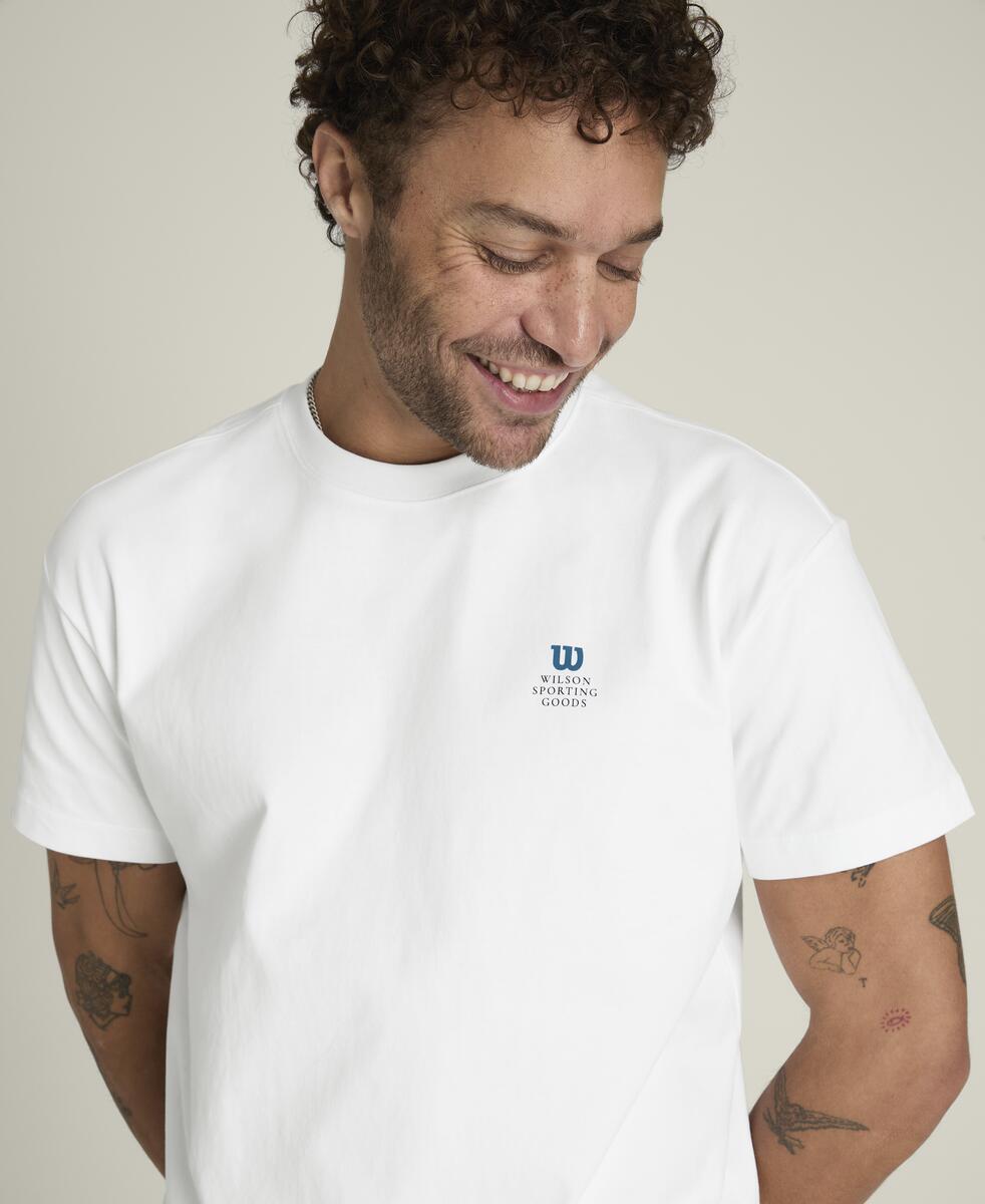 クラシックコットングラフィックTシャツ by Wilson Japan Sportswear
