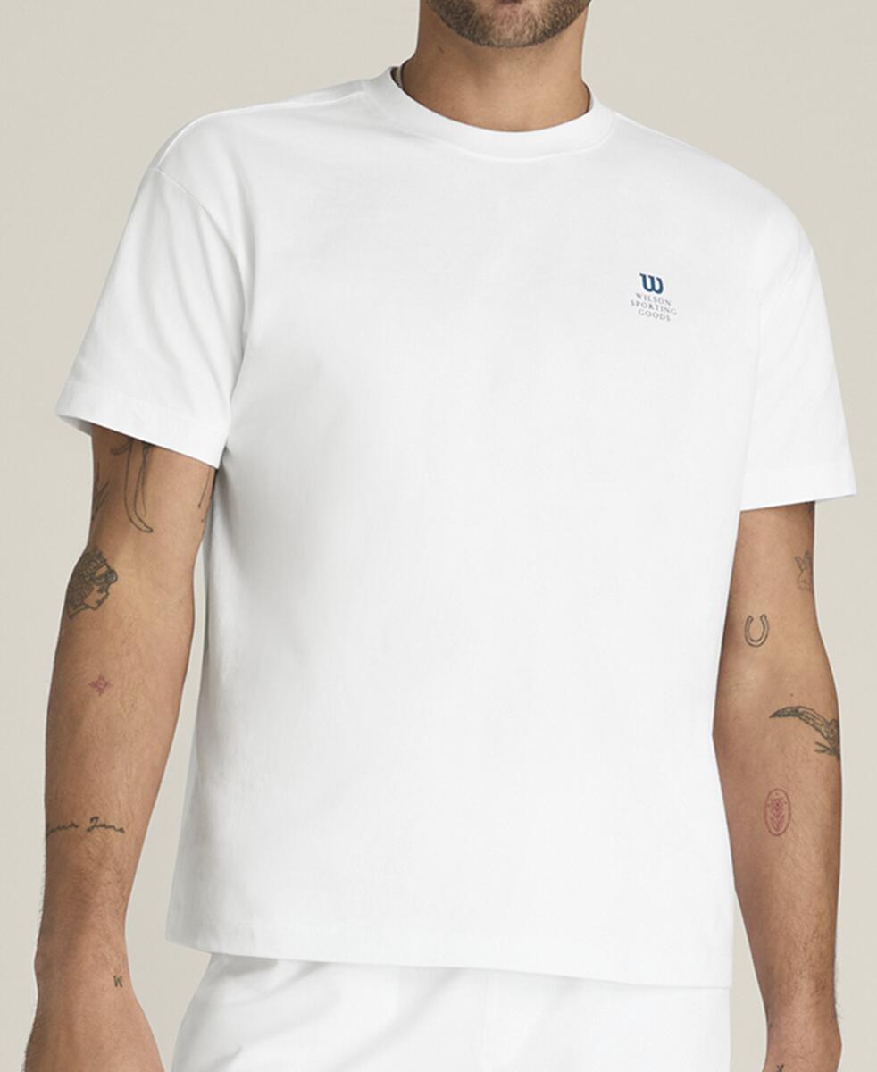 クラシックコットングラフィックTシャツ by Wilson Japan Sportswear
