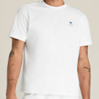 クラシックコットングラフィックTシャツ-ホワイト