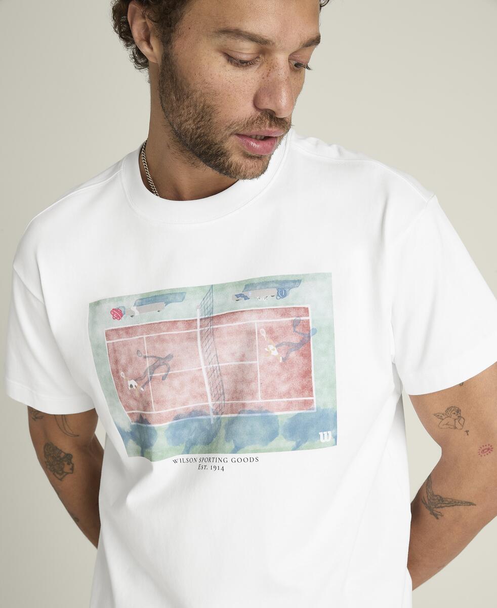 クラシック コットン グラフィック Tシャツ
