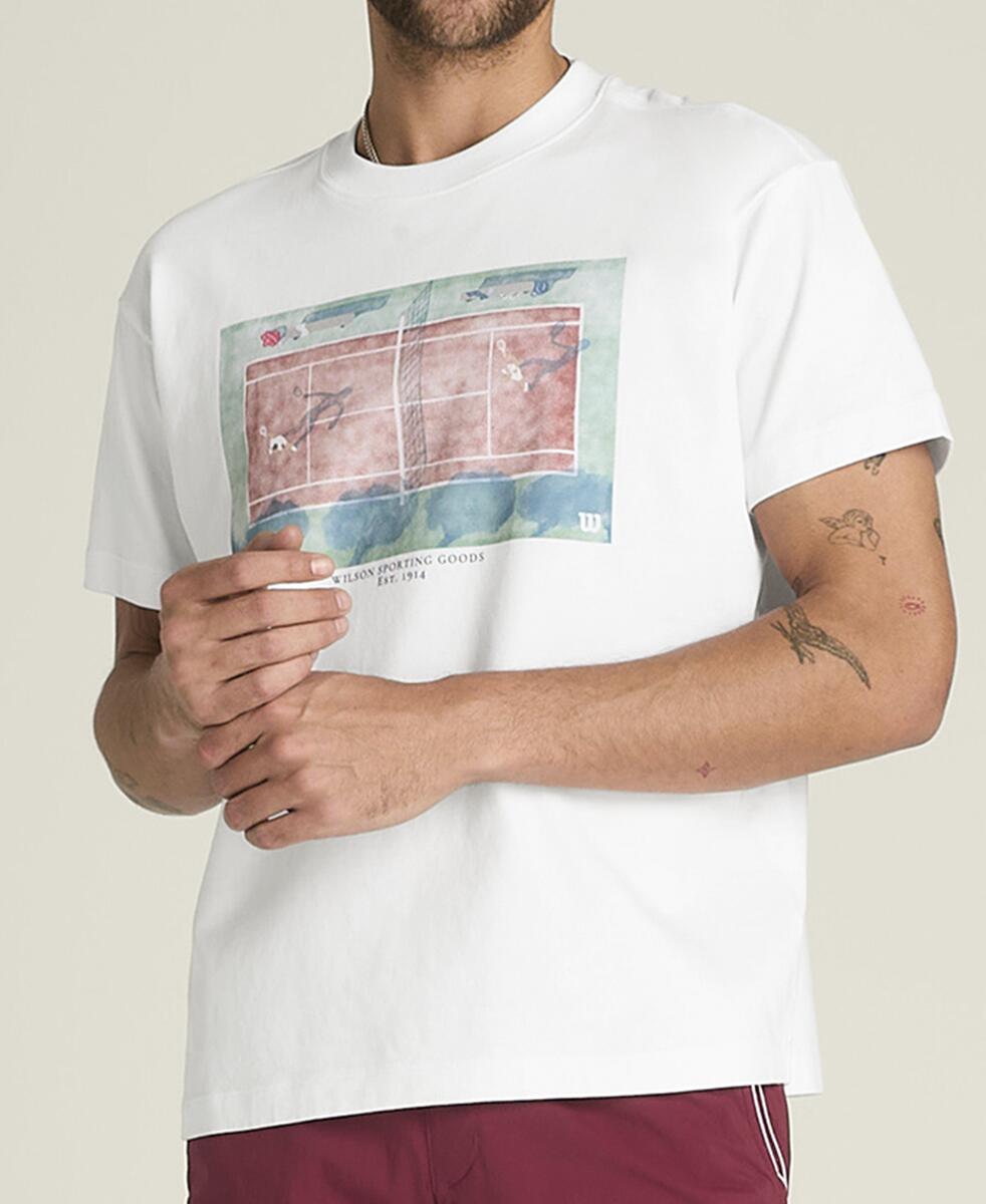 クラシック コットン グラフィック Tシャツ