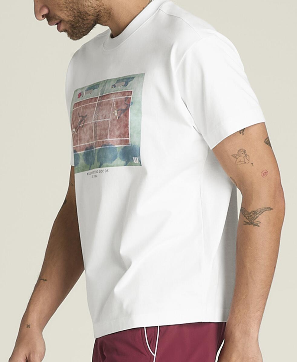 クラシック コットン グラフィック Tシャツ