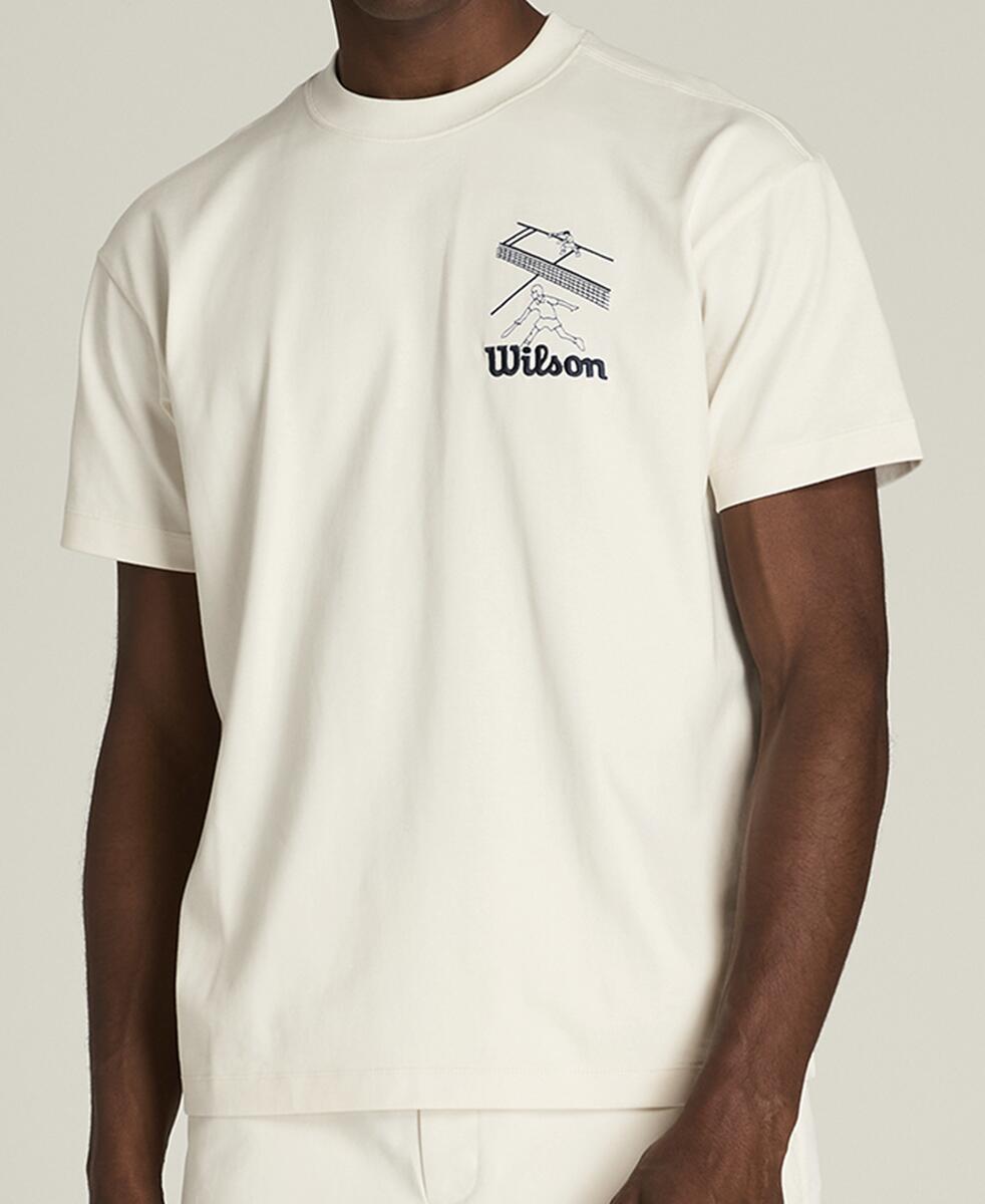 クラシックコットングラフィックTシャツ