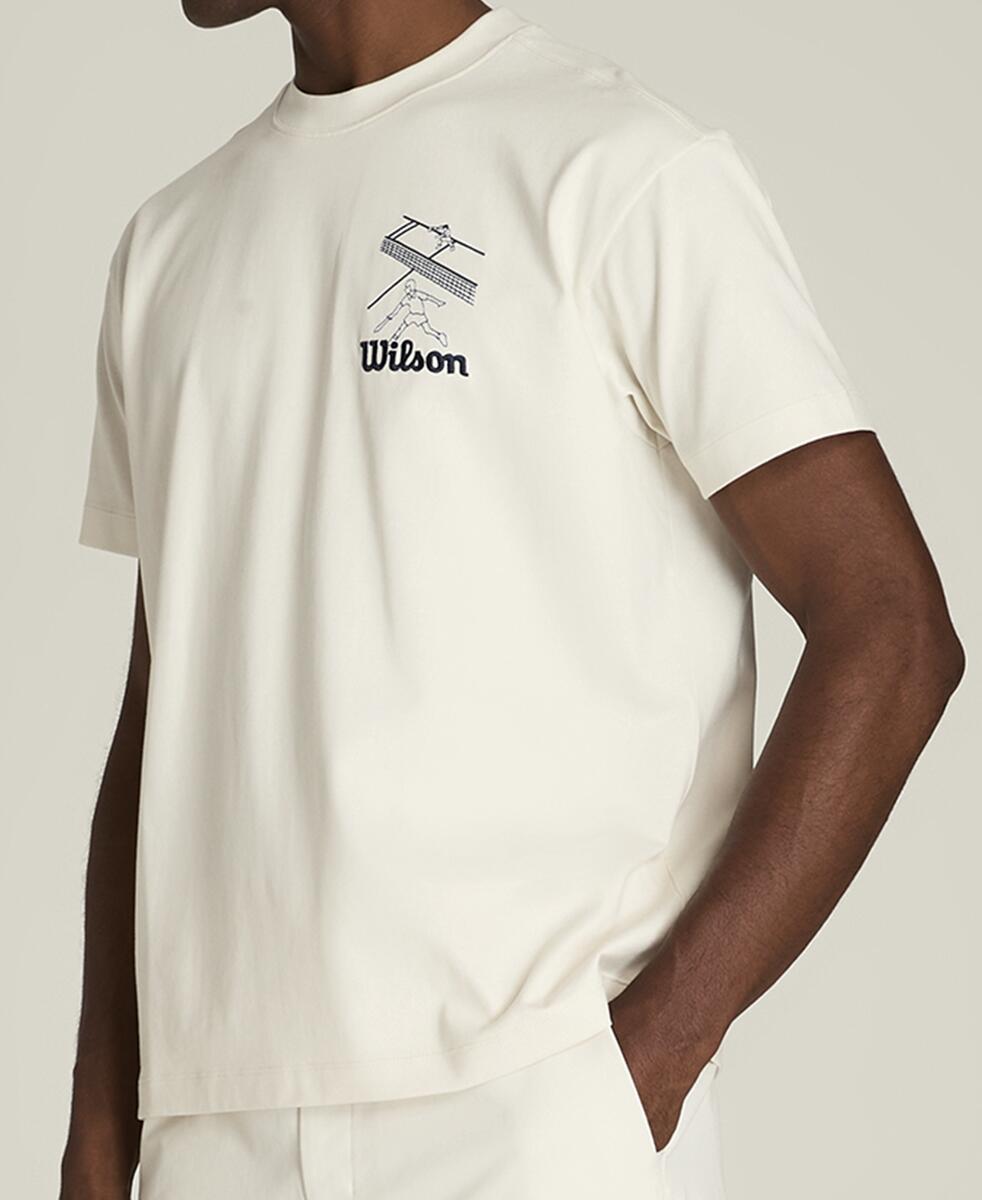 クラシックコットングラフィックTシャツ