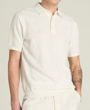 テックリネンニットポロ-サンドリフト