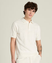 テックリネンニットポロ-サンドリフト