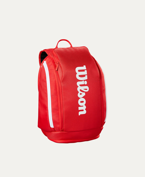 24時間以内発送 完売品 超美品 赤色 18fw Backpack Super Tour Red Backpack by Wilson Japan Racquet online