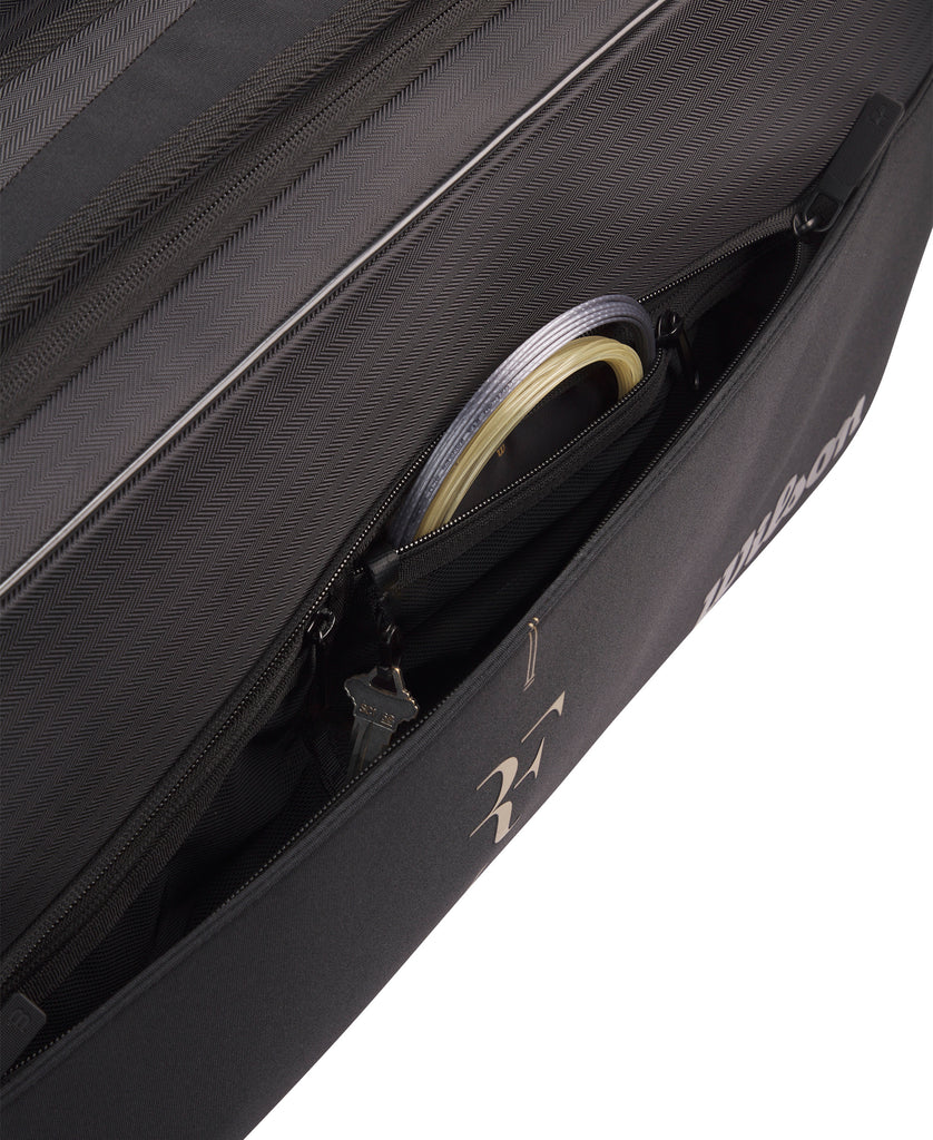 LAVER CUP 2025 RF TOURNAMENT BAG - 9PK Black by Wilson Japan