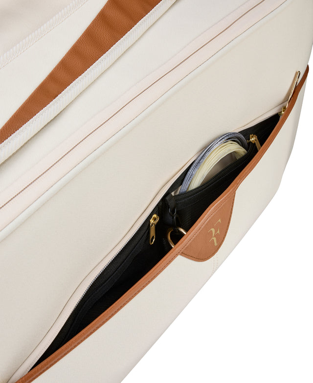 RF LAWN COLLECTION TOURNAMENT RACKET BAG - Cream