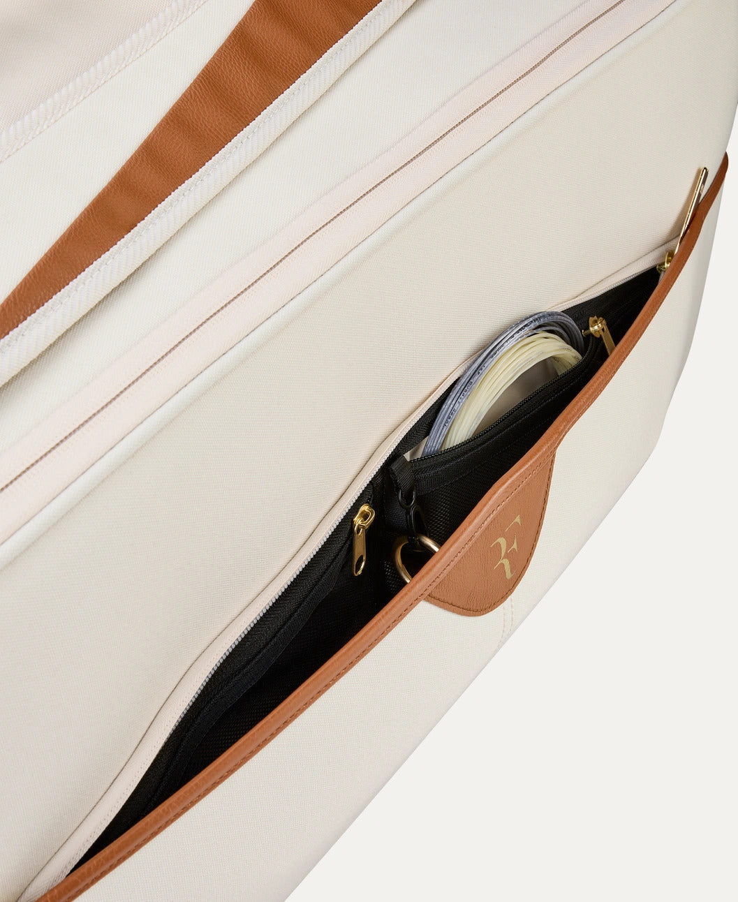 RF LAWN COLLECTION TOURNAMENT RACKET BAG - Cream
