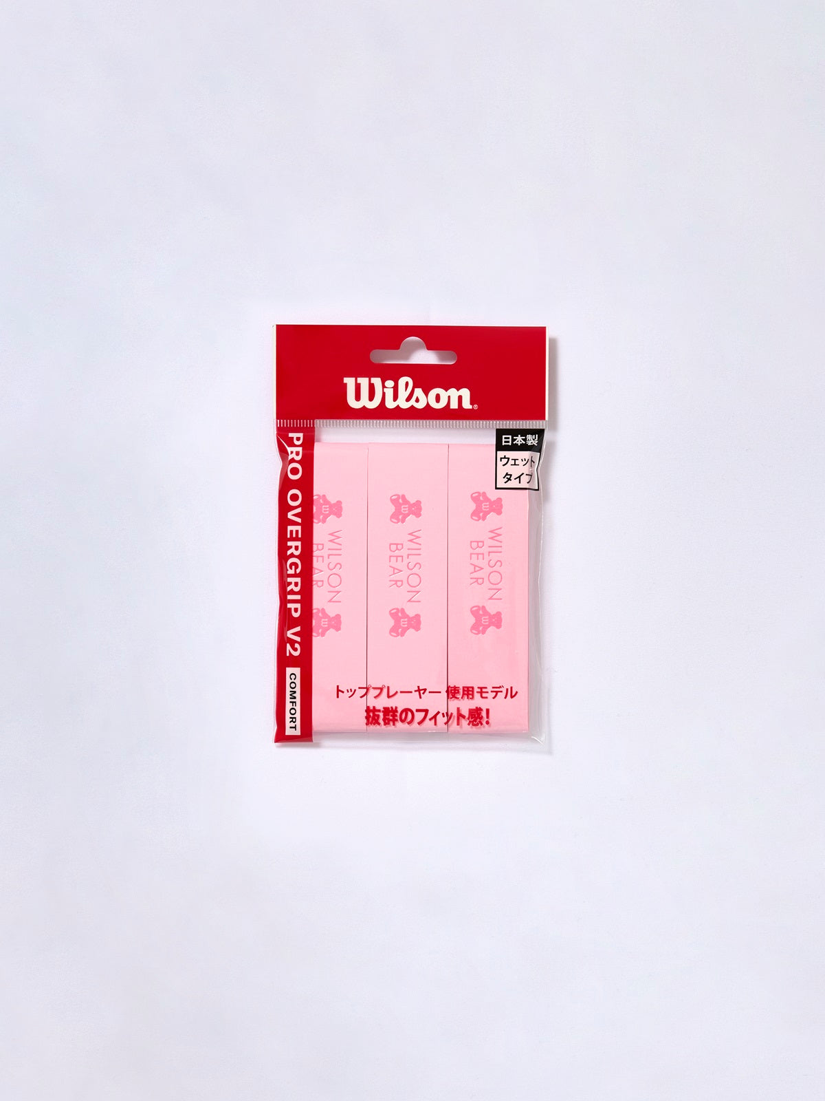 PRO OVERGRIP V2 - 3PK - ベアーピンク by Wilson Japan Racquet