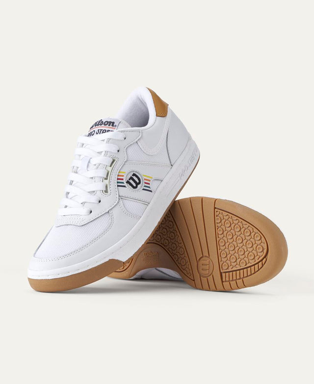 PRO STAFF 87 スポーツスタイル スニーカー - ホワイト／ブラウン／Gum1a