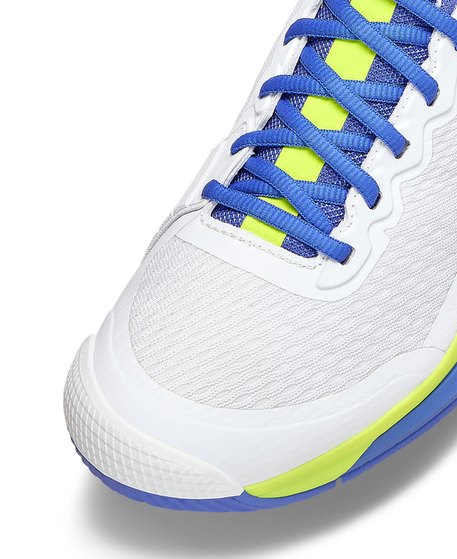 RUSH PRO 4.5（メンズ）オールコート- ホワイト/アンパロブルー/イエロー