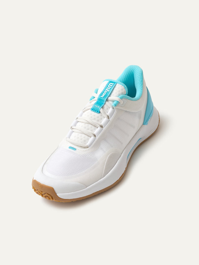 【2025年5月モデル】INTRIGUE TOUR（ウィメンズ）オムニコート - ホワイト／ブルーフィッシュ／Gum1a