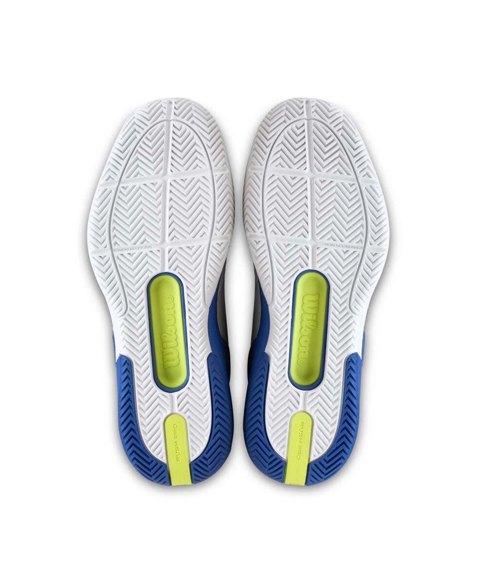 RUSH PRO 5 - White/Deja Vu Blue/Safety Yellow by Wilson Japan