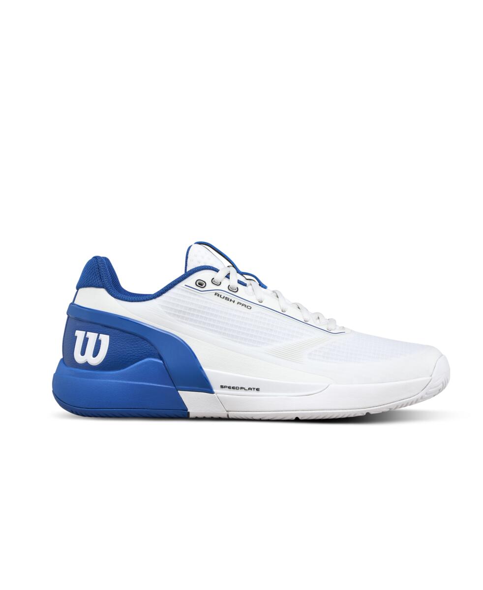 RUSH PRO 5  -  White/Deja Vu Blue/Safety Yellow