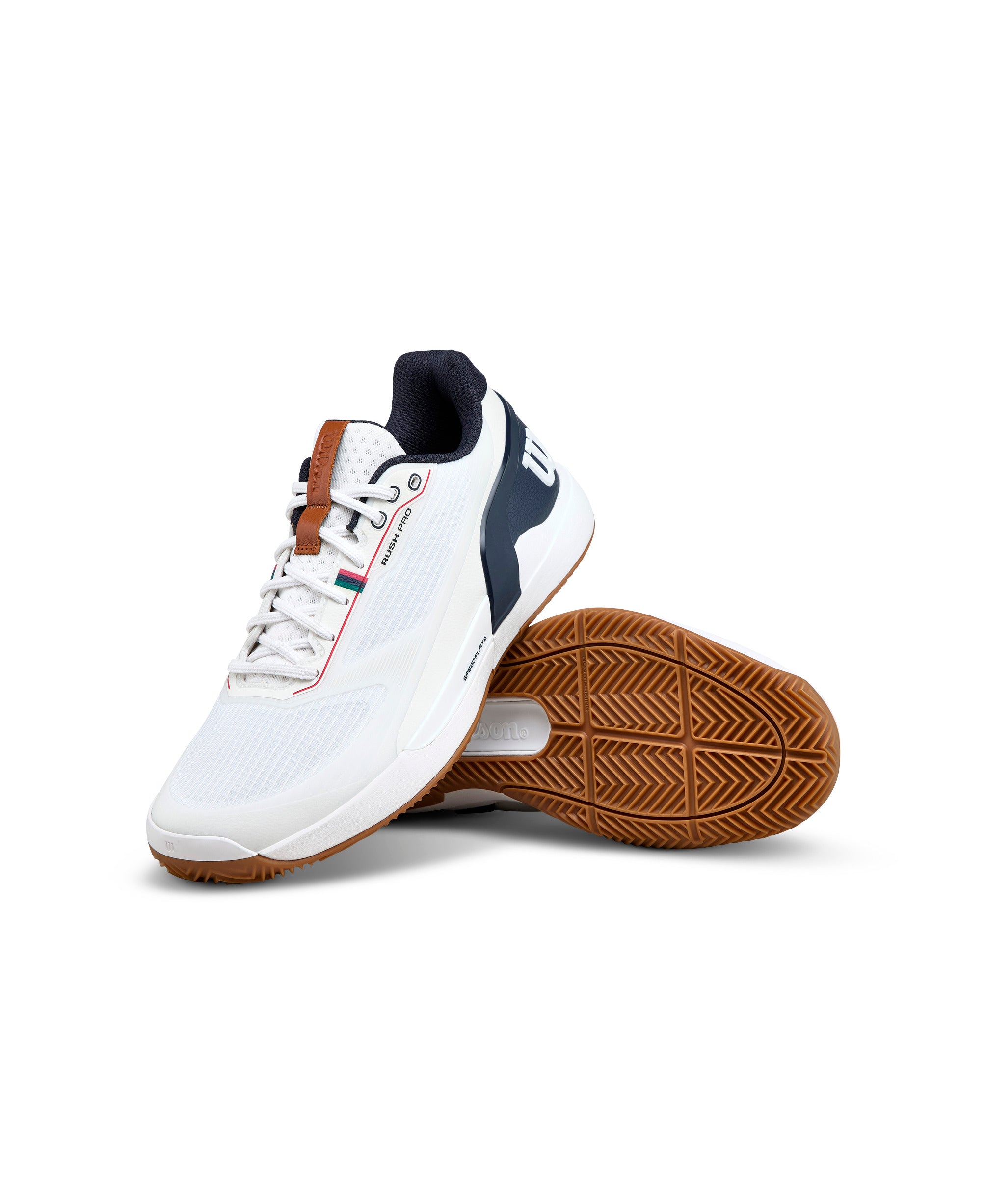 直営限定】RUSH PRO 5 CLAY CLC - White/Navy Blazer/Gum1a by Wilson